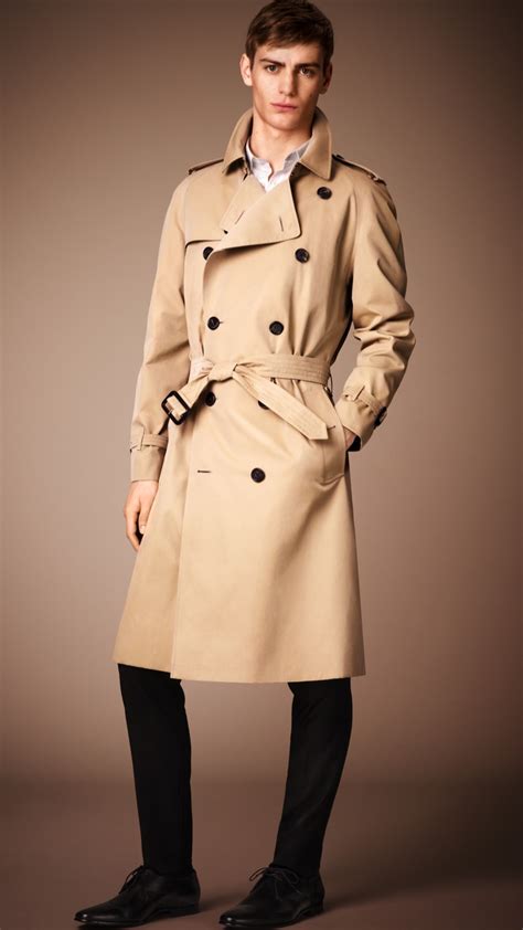 slim burberry trench men|burberry gabardine trench coats men's.